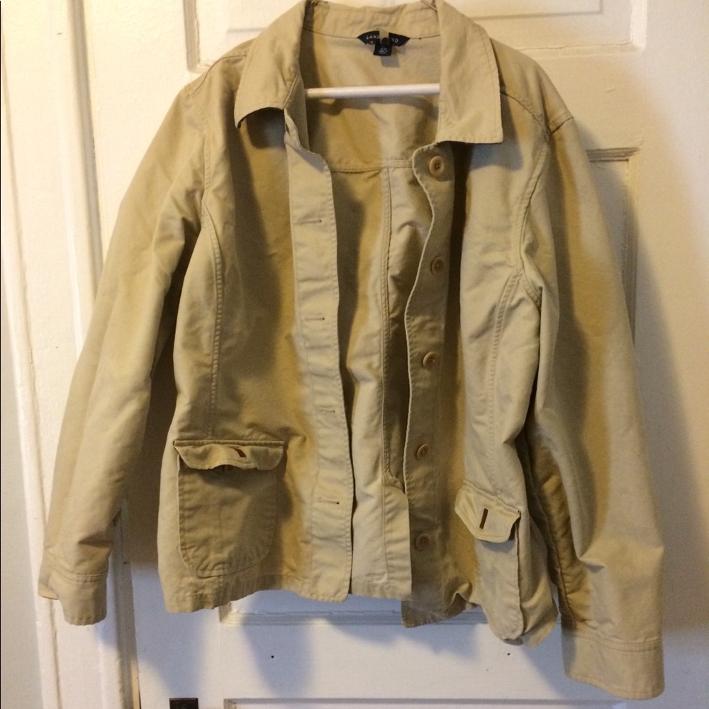 Land’s End cotton coat with insulated vest